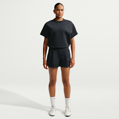 Nike Pregame Fleece Oversize Mod-Crop Kadın Üstü görsel 4