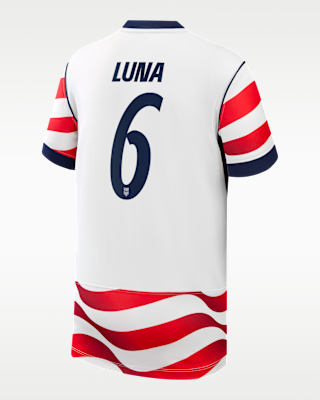 Детские джерси Diego Luna USMNT 2026 Stadium Home Big Kids' Nike Dri-FIT Soccer Jersey