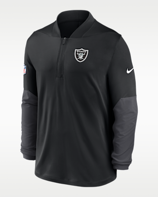 Мужские  Las Vegas Raiders Feel The Pressure Nike Dri-FIT NFL 1/2-Zip Top