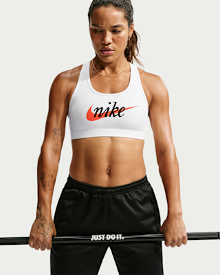 Женские  Nike Swoosh Medium-Support Padded Sports Bra