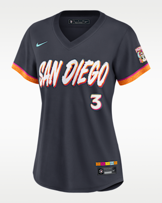 Женские джерси Jackson Merrill San Diego Padres City Connect Nike MLB Stadium Jersey