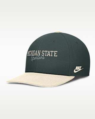 Мужские  Michigan State Legacy Script Nike Dri-FIT College Adjustable Hat
