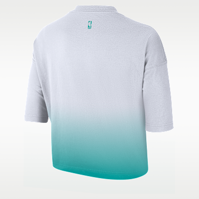 San Antonio Spurs Courtside City Edition Premium Women's Nike NBA Boxy T-Shirt