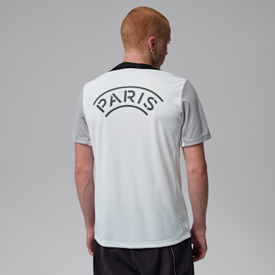 Nike Paris Saint-Germain Strike Night Edition Jordan Dri-FIT Kısa Kollu Örgü Erkek Futbol Üstü görsel 2
