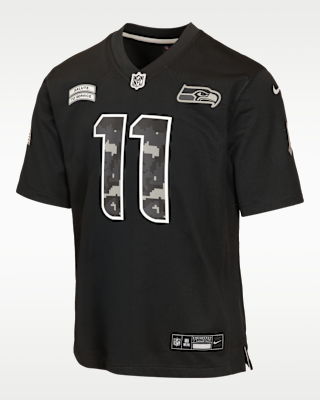 Детские джерси Jaxon Smith-Njigba Seattle Seahawks Salute to Service Big Kids' Nike NFL Game Jersey