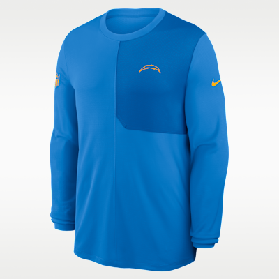 Los Angeles Chargers Sideline Coach Men's Nike Dri-FIT NFL Long-Sleeve Top