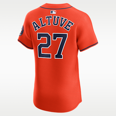 Jose Altuve Houston Astros Men's Nike Dri-FIT ADV MLB Elite Jersey