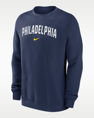 Мужские  Philadelphia Phillies 2-Hit Nike MLB Pullover Crew