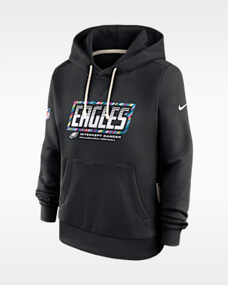 Женское худи Philadelphia Eagles Crucial Catch Standard Issue Nike Dri-FIT NFL Pullover Hoodie