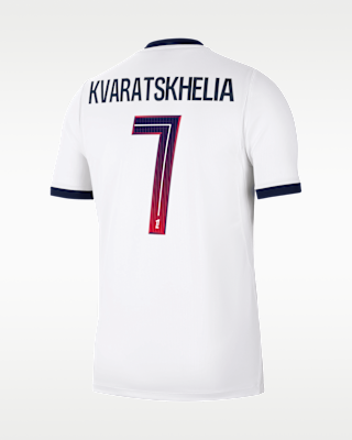 Мужские джерси Khvicha Kvaratskhelia Paris Saint-Germain 2026/27 Stadium Away Nike Dri-FIT Soccer Jersey