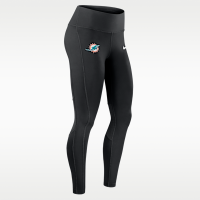 Miami Dolphins Epic Fast Women's Nike Dri-FIT NFL Leggings