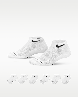 Детские носки Nike Kids' Dri-FIT Elevated Everyday Low Socks (6 Pairs)