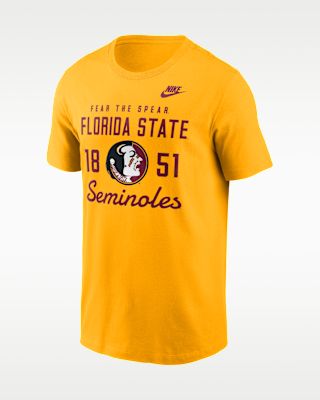 Мужская футболка Florida State Legacy Stacked Est Nike College