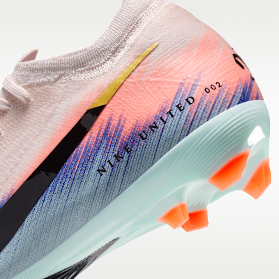 나이키 유나이티드 주니어 머큐리얼 베이퍼 16 프로 주니어 천연 잔디 로우 탑 클리트 축구화