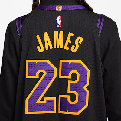 LeBron James Los Angeles Lakers City Edition Men's Nike Dri-FIT ADV NBA Authentic Jersey