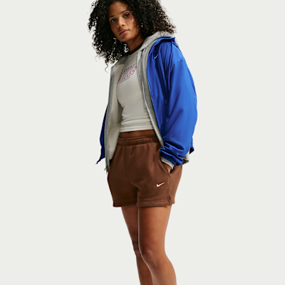 Nike Studio Fleece Orta Kalınlıkta Normal Belli Kadın Şortu görsel 4