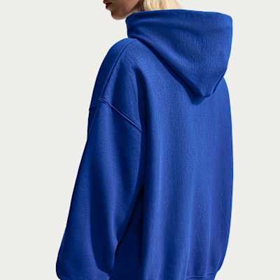 Nike Studio Fleece Kalın Oversize Kapüşonlu Kadın Sweatshirt'ü görsel 2
