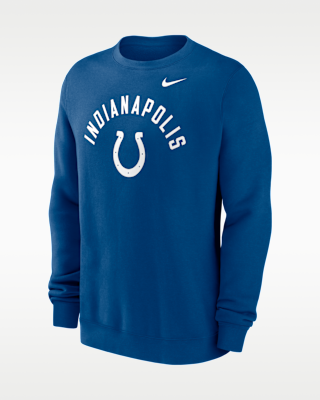 Мужские Indianapolis Colts Club Nike NFL Pullover Crew