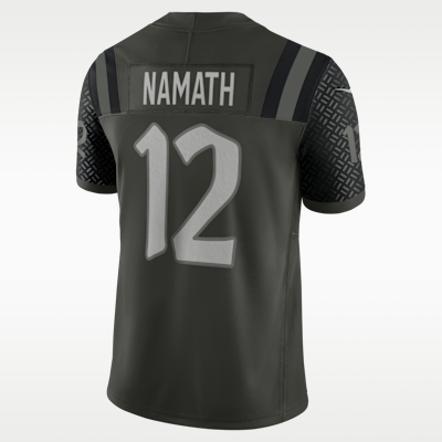 Joe Namath New York Jets Rivalries Collection Men's Nike Dri-FIT NFL Limited Jersey