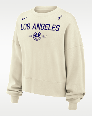 Женский свитшот Los Angeles Sparks Phoenix Fleece Nike WNBA Crew-Neck