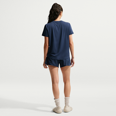 Nike One Dri-FIT Normal Belli 8 cm Slip Astarlı Kadın Şortu görsel 5