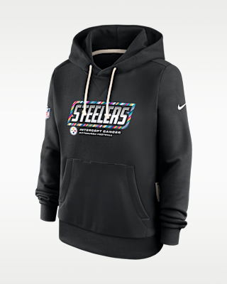 Женское худи Pittsburgh Steelers Crucial Catch Standard Issue Nike Dri-FIT NFL Pullover Hoodie