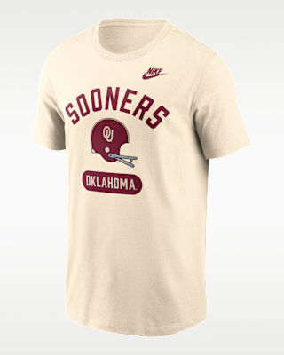 Мужская футболка Oklahoma Legacy Arch Helmet Nike College
