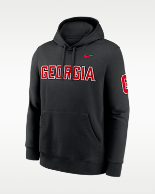 Мужское худи Georgia Sideline Club Nike College Pullover Hoodie