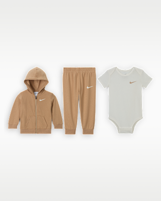 Детские Nike Baby (0-6M) 3-Piece Bodysuit and Pants Set