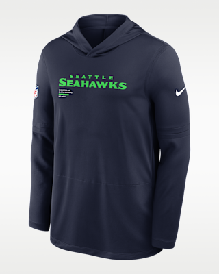 Мужские  Seattle Seahawks Pure Fury Sideline Nike Dri-FIT NFL Long-Sleeve Hooded Top