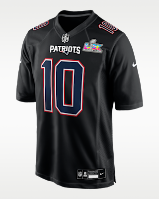 Мужские джерси Drake Maye New England Patriots Super Bowl LX Nike NFL Game Fashion Jersey