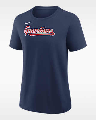 Женская футболка Cleveland Guardians Wordmark Nike MLB