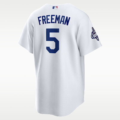 Freddie Freeman Los Angeles Dodgers 2025 World Series Champions Men's Nike MLB Replica Jersey