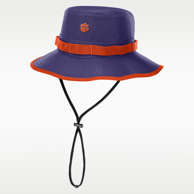 Gorro tipo pescador universitario Nike Dri-FIT para hombre Clemson Sideline Apex Gameday Boonie