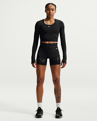 Женские шорты Nike Pro Sculpt Dri-FIT High-Waisted 5" Biker Shorts