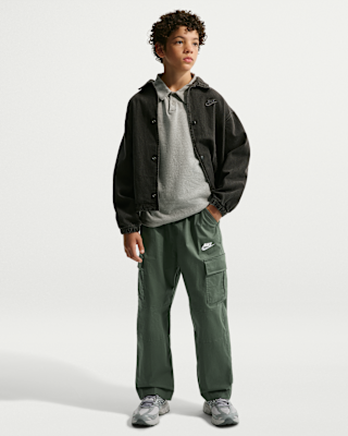 Детские  Nike Sportswear Club Big Kids' Woven Cargo Pants