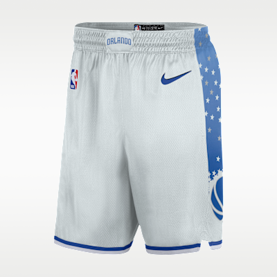 Shorts de alero polivalente de la NBA Nike Dri-FIT para hombre de los Orlando Magic de la colección City Edition