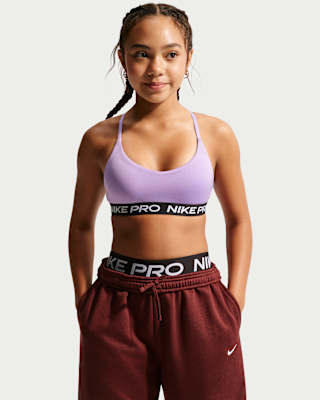 Детские Nike Pro Big Kids' (Girls') Indy Bra