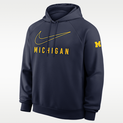 Michigan Premium Performance Men's Nike Dri-FIT College Pullover Hoodie
