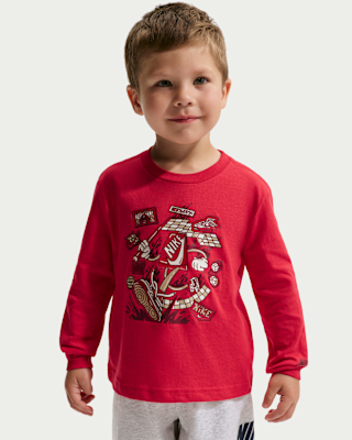 Детская футболка Nike Toddler Boxy Long-Sleeve