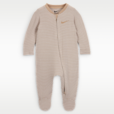 Nike Baby (0-9M) Striped Footed Coverall