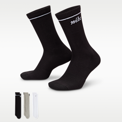 Nike Everyday Plus Cushioned Crew Socks (3 Pairs)