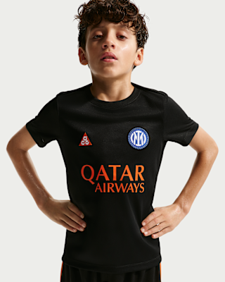 Детские шорты Inter Milan Academy Pro SE Big Kids' Nike ACG Dri-FIT Soccer Short-Sleeve Pre-Match Top