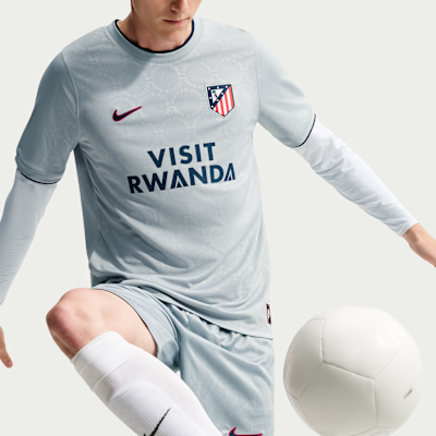 Nike Atlético Madrid Üçüncü Nike Dri-FIT Maç Öncesi Erkek Futbol Üstü görsel 3