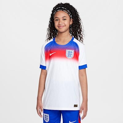 England 2025 Match Home (Women's Team) Big Kids' Nike Dri-FIT ADV Soccer Authentic Jersey