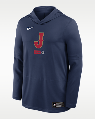 Мужские  Japan National Baseball Team 2026 World Baseball Classic Nike Dri-FIT Long-Sleeve Hooded Top