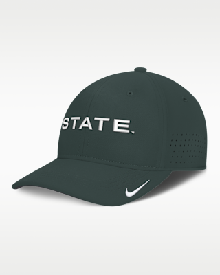 Женские Michigan State Sideline Club Gameday Nike Dri-FIT College Hat