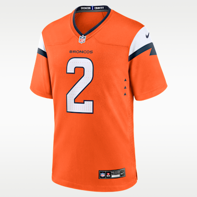 Jersey de fútbol americano Nike de la NFL Game para hombre Patrick Surtain II Denver Broncos