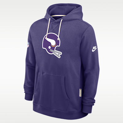 Sudadera con gorro sin cierre Nike Dri-FIT de la NFL para hombre Minnesota Vikings Alt Offensive Set Play Sideline