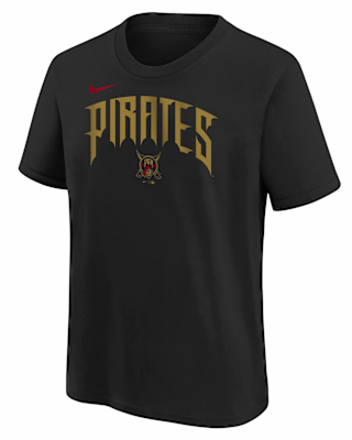 Детская футболка Pittsburgh Pirates City Connect Wordmark Big Kids' Nike MLB